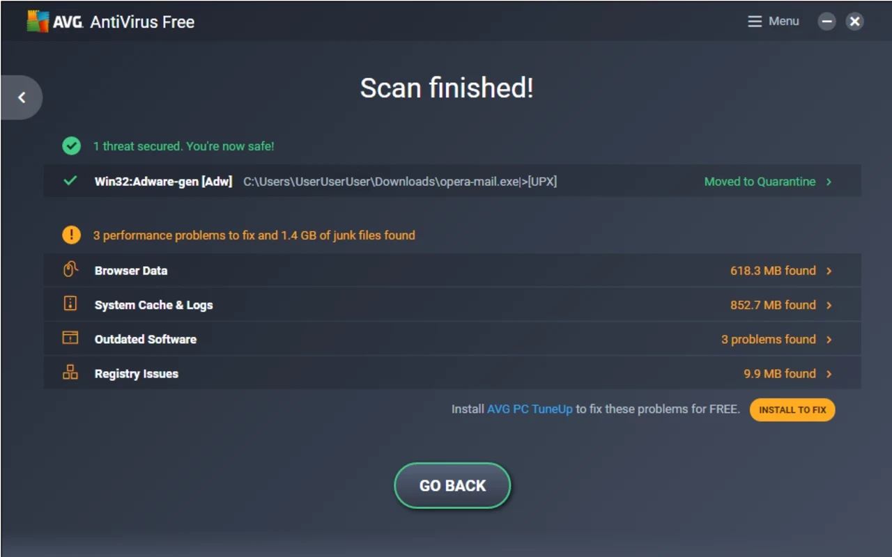 AVG Antivirus — لقطة شاشة 4